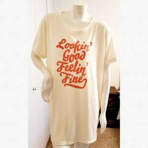 Women's Lularoe Liv Shirt Size 2XL New with Tags! Lookin' Good Feelin' Fine Tee